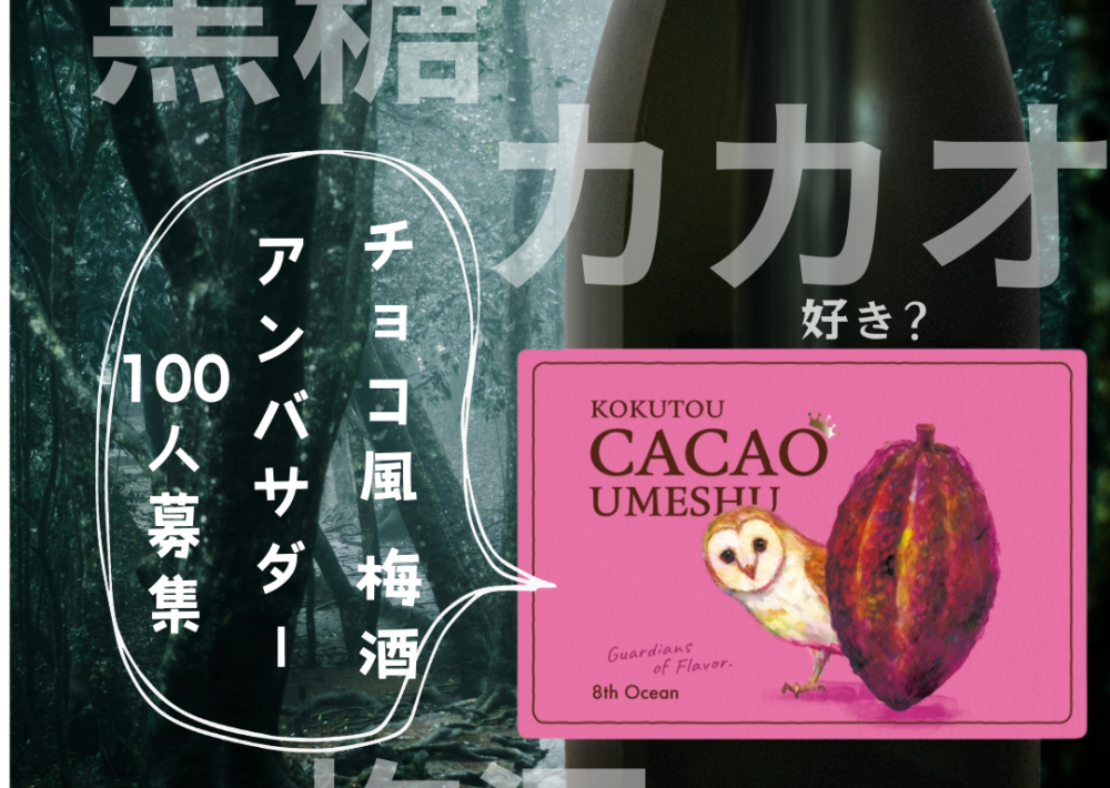 黒糖カカオ梅酒 アンバサダー「100名」募集☆ほぼバレンタインの〆切！
